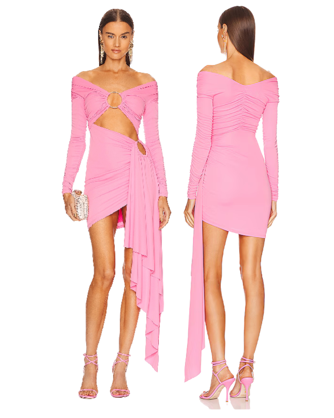 Michael Costello curt mini dress