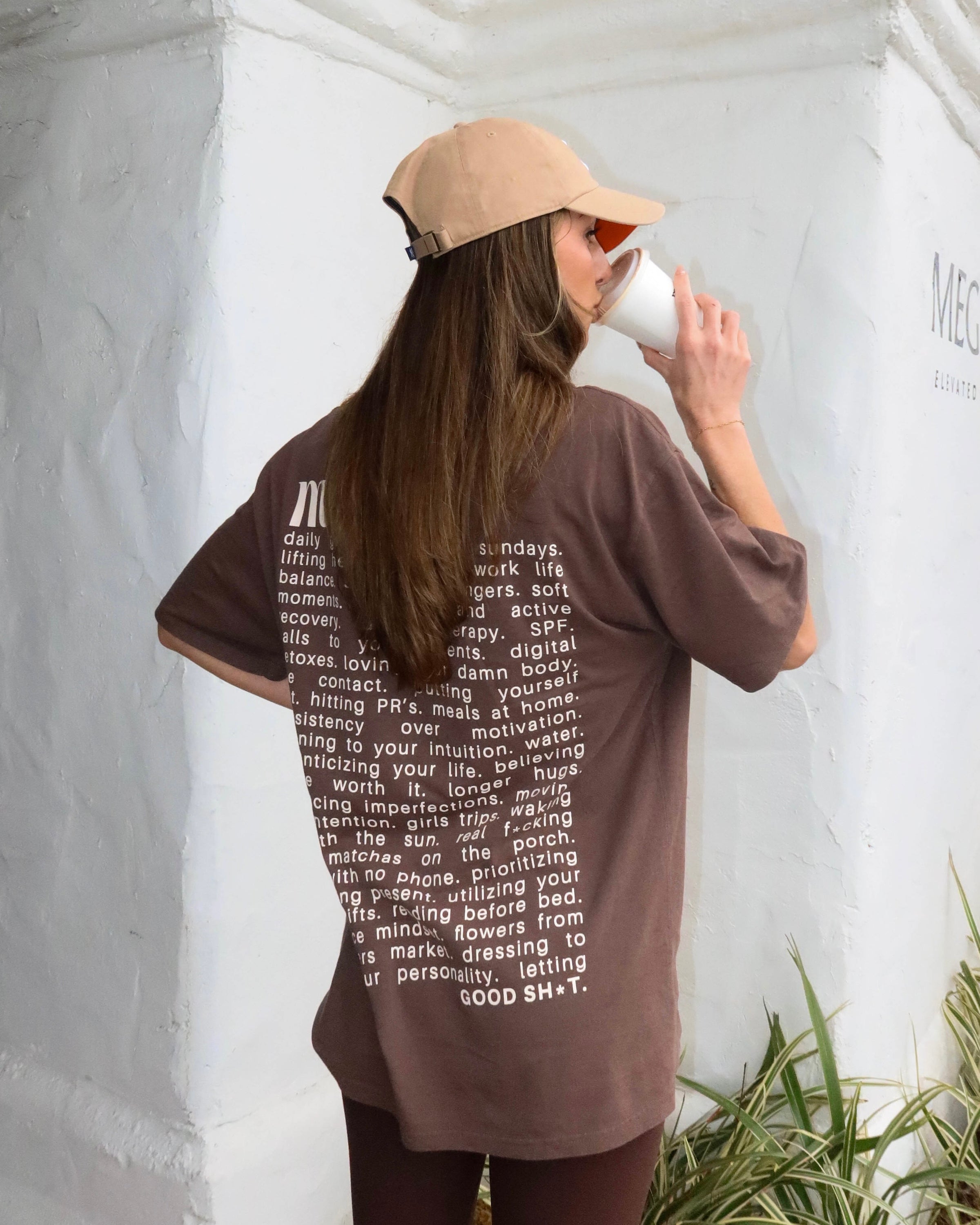 MORE GOOD SH*T TEE | FADED BROWN