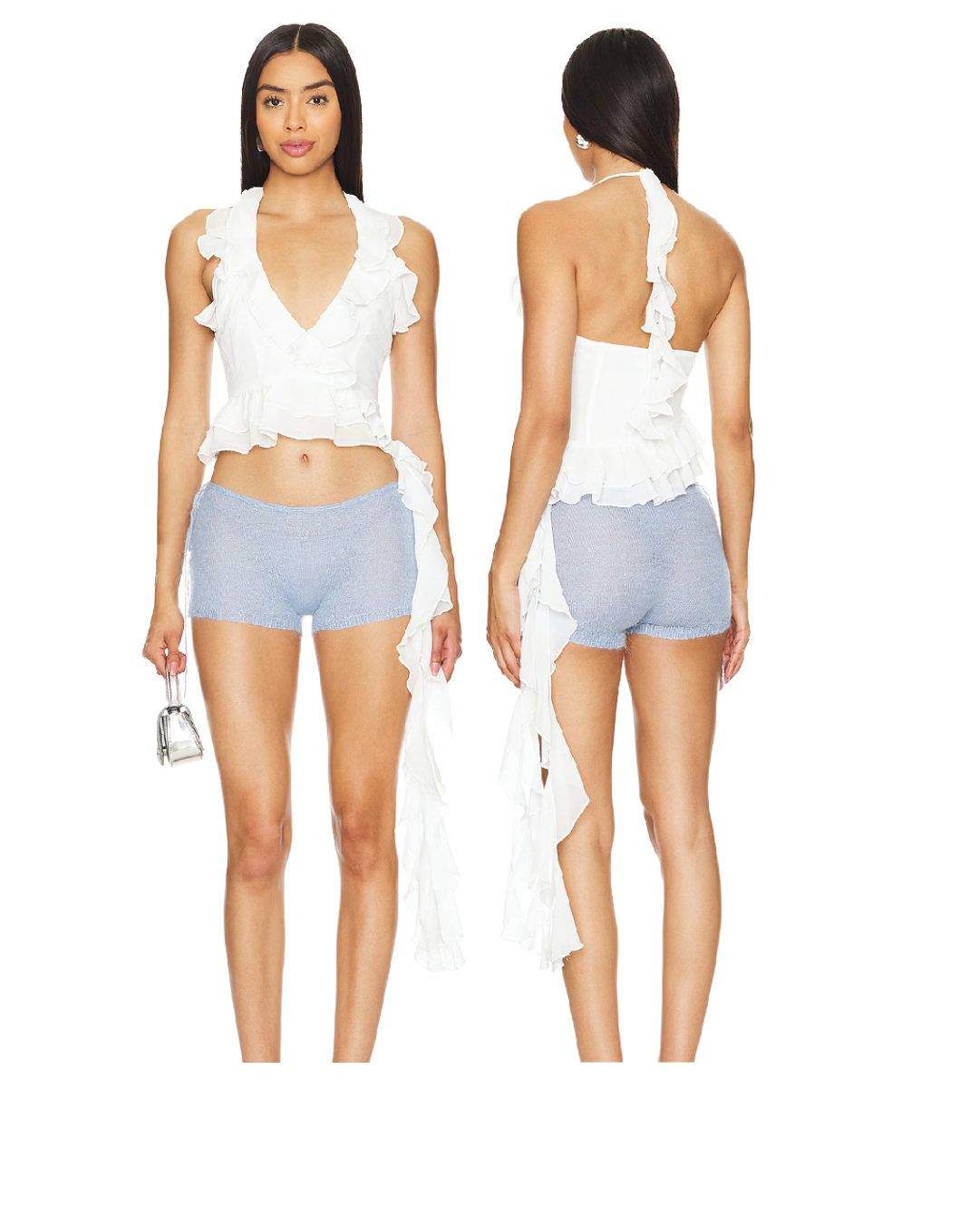 MORE TO COME Valerie ruffle top