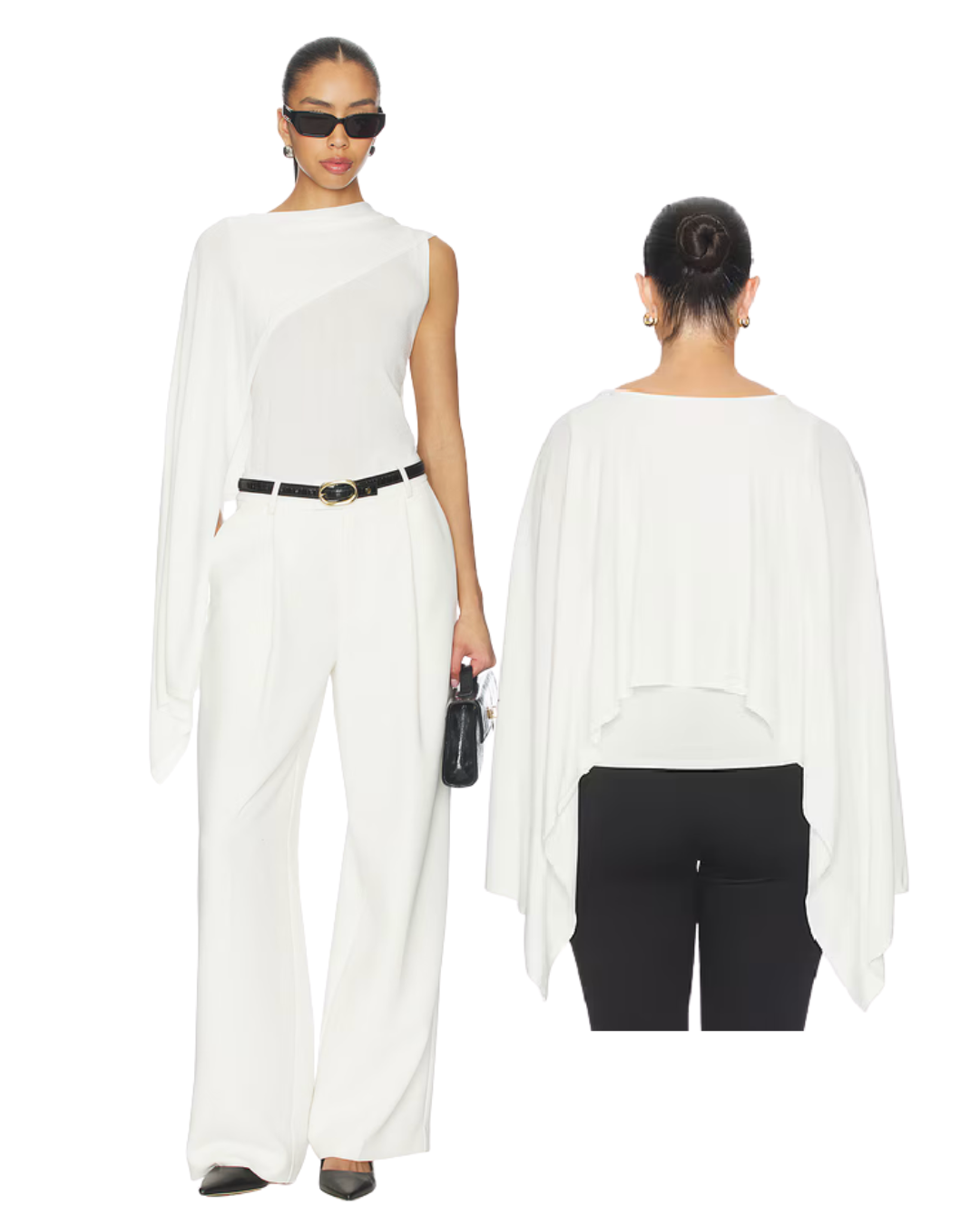 L'Academie knit cape top