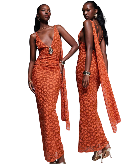 ASOS lace maxi